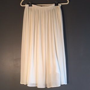 Reiss Helena micro pleat midi skirt